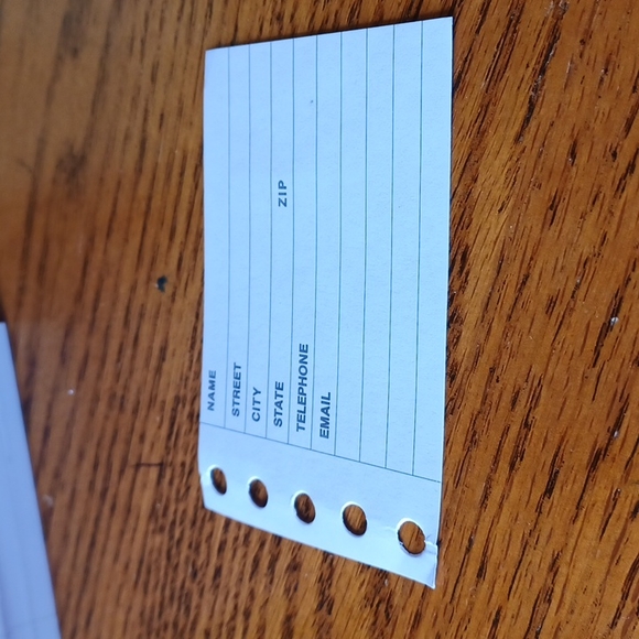 Plastic Address Book - Picture 2 of 3